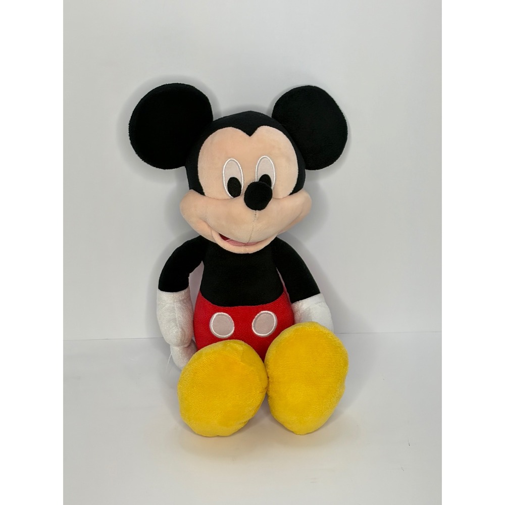 Disney Mickey and Minnie Mouse Plush Toy Set Classic Red Polka Dot 15-18 Inch